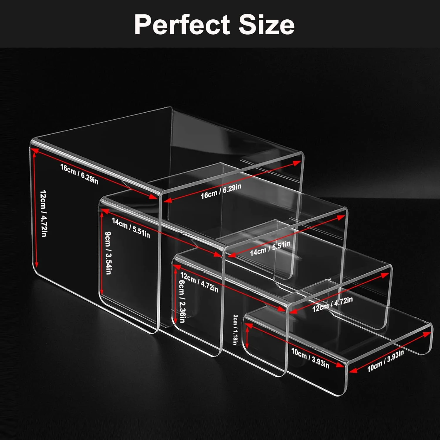 acrylic display risers 2