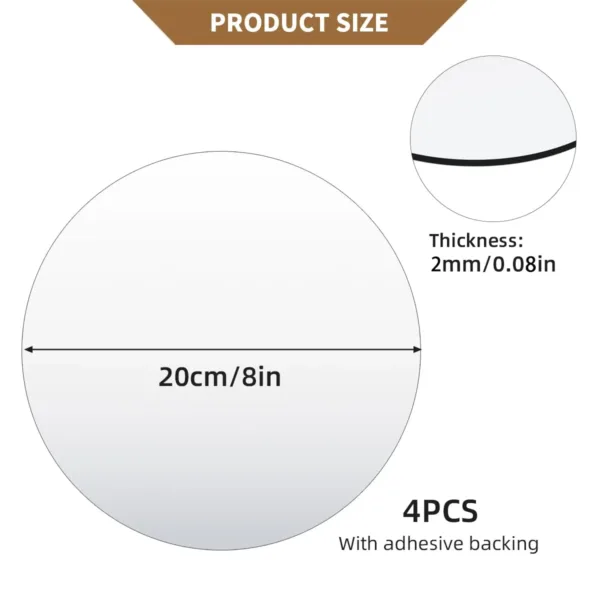 acrylic round mirrors 3