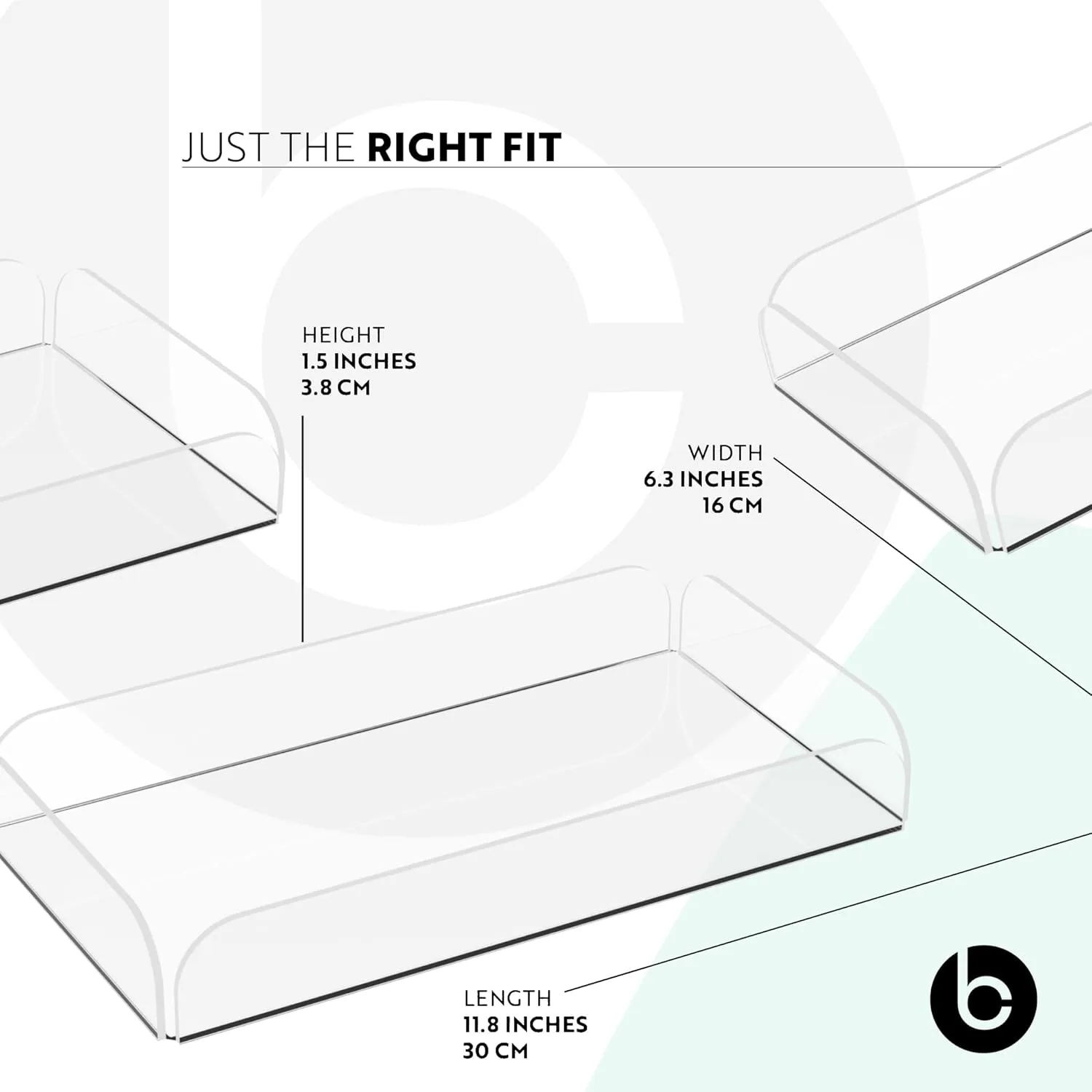 acrylic tray organizer 3