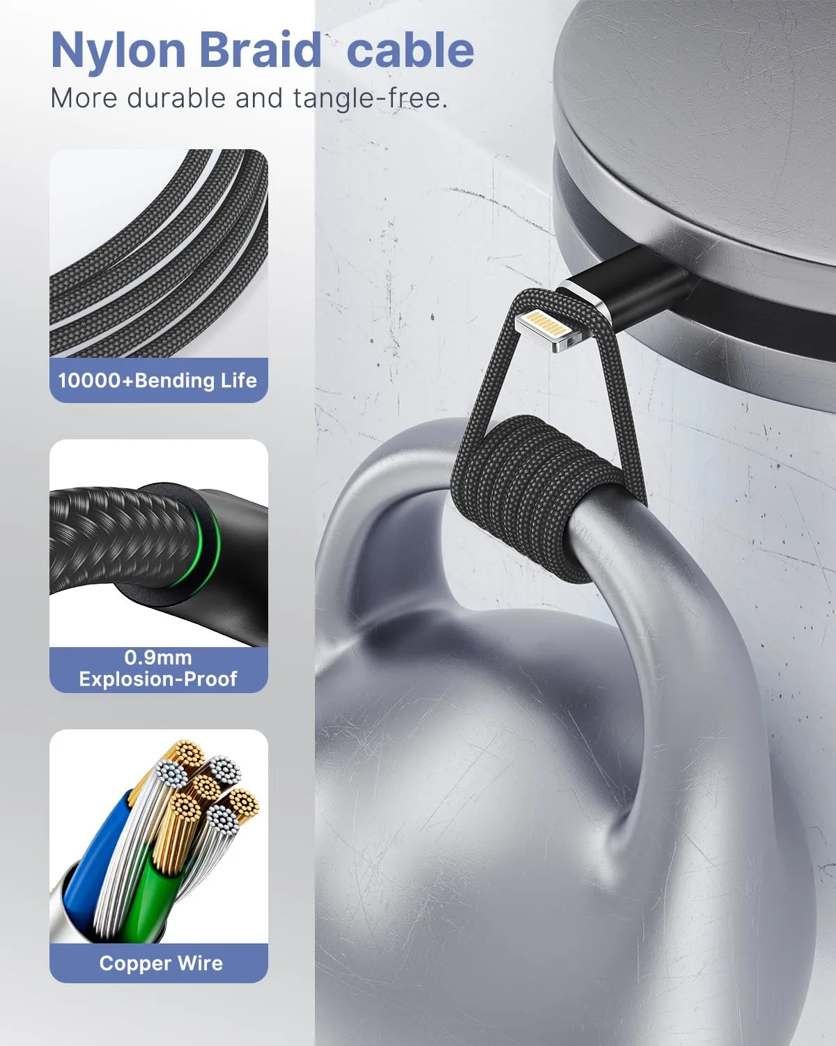 aioneus iphone charger 3m 6