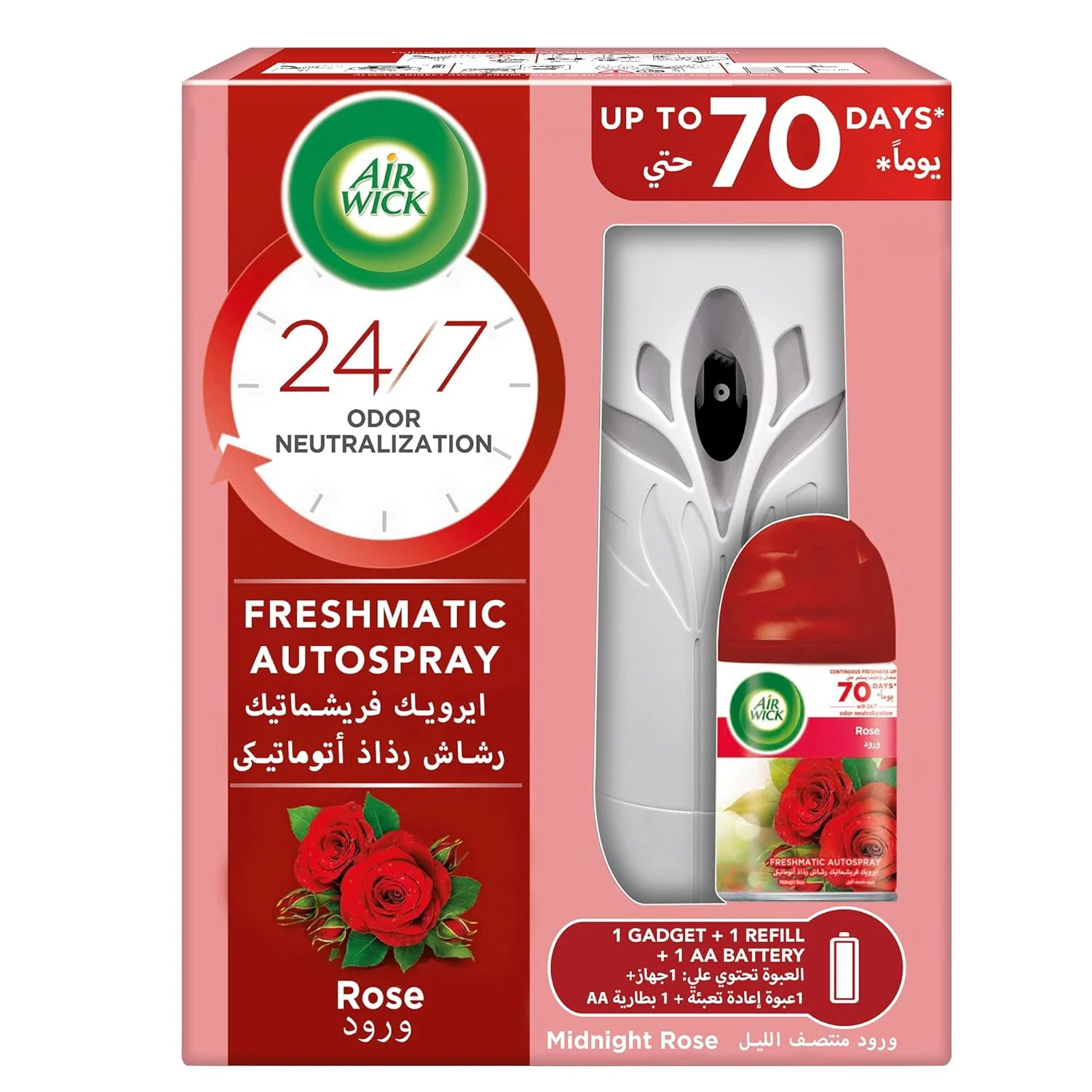 air wick freshmatic rose 1
