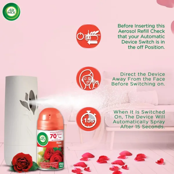 air wick freshmatic rose 7