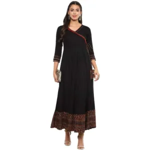 anarkali kurta women rayon 1