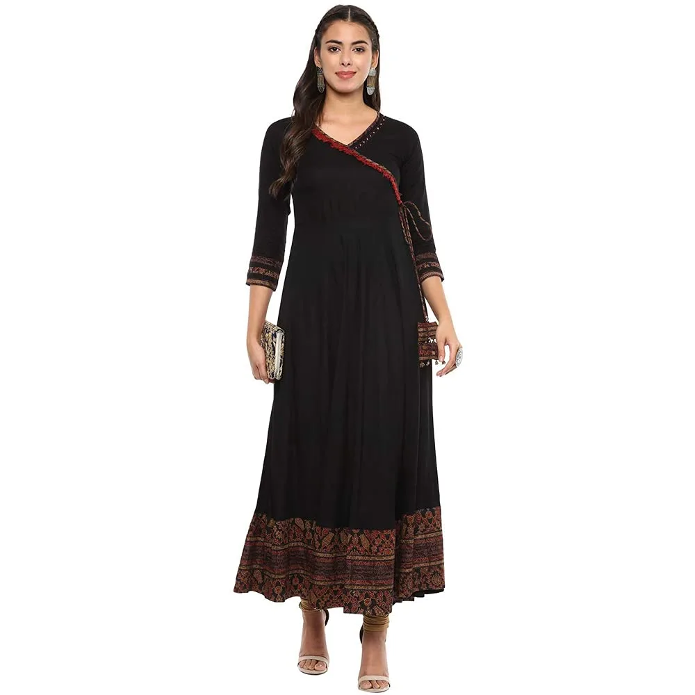 anarkali kurta women rayon 1