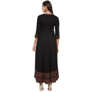 anarkali kurta women rayon 5
