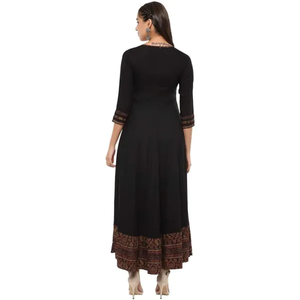 anarkali kurta women rayon 5