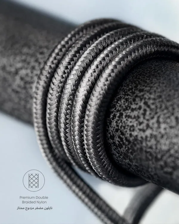 This image shows a two-pack of black Anker USB-C to USB-C charging cables, each 3.3 feet long, designed for fast charging of USB-C devices like iPhones and iPads with up to 60W power delivery, and featuring a durable nylon braided exterior.