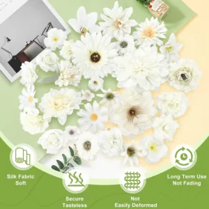 artificial flowers heads 3