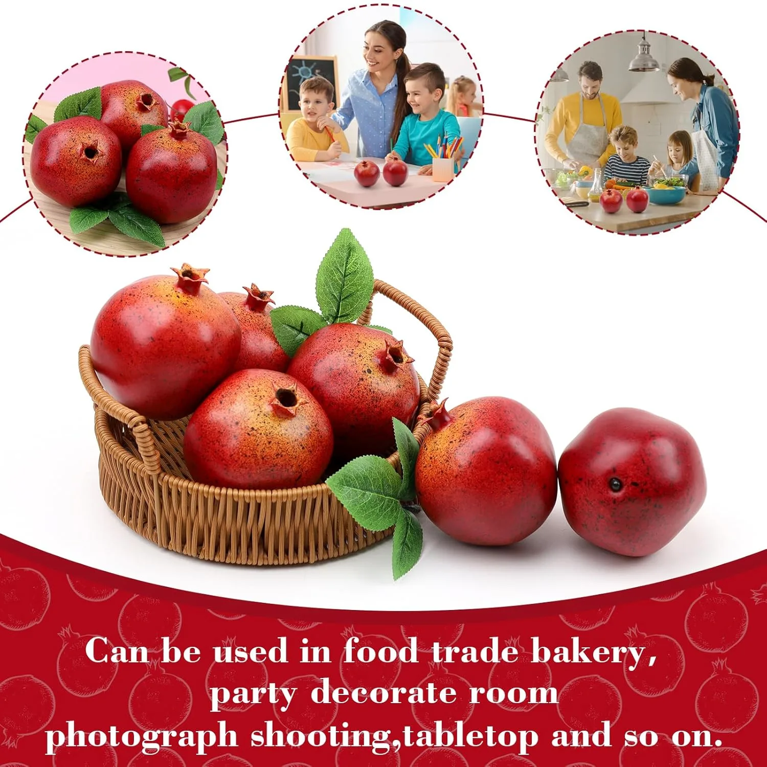 artificial fruit pomegranate 3