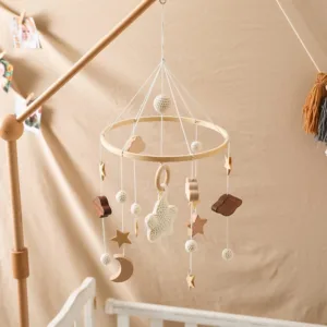 baby crib mobile boho 2