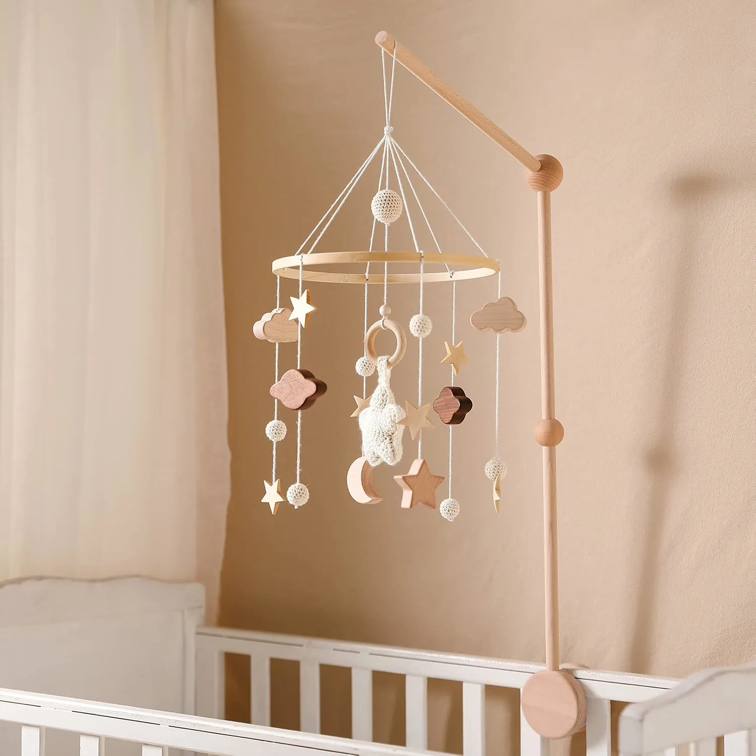 baby crib mobile boho 3