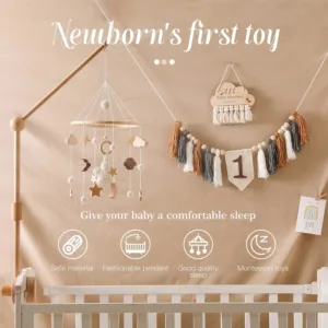 baby crib mobile boho 4