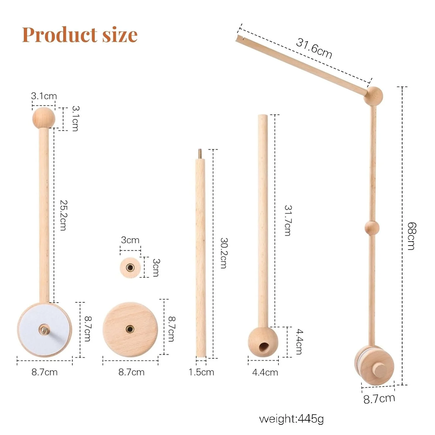 baby crib mobile holder 5