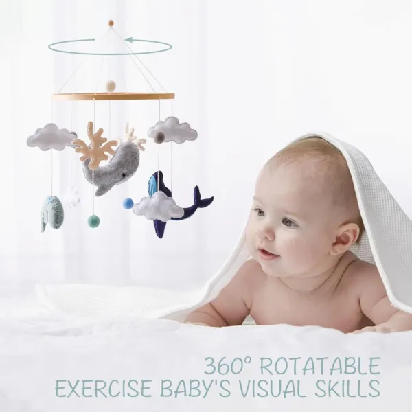 baby mobile crib ocean 6
