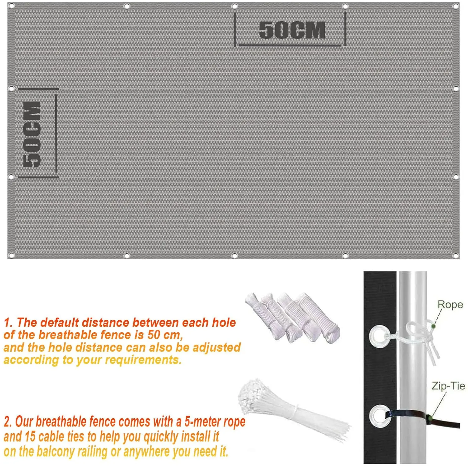 balcony privacy screen grey 4
