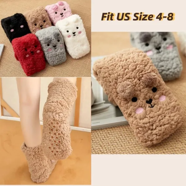 bear slipper socks women 4
