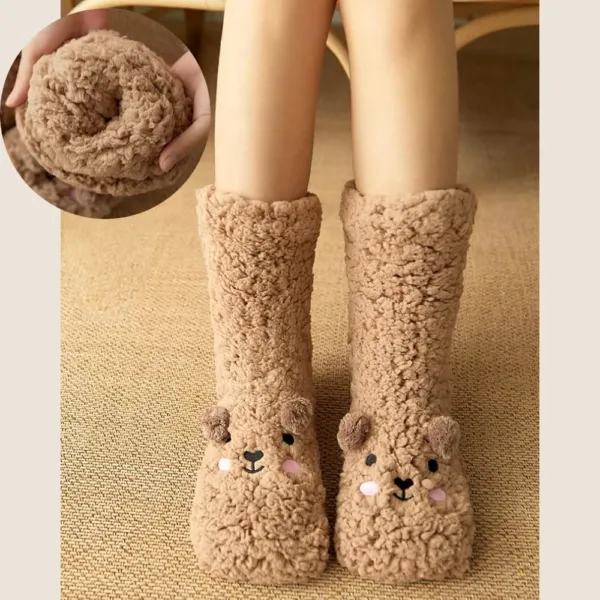 bear slipper socks women 6