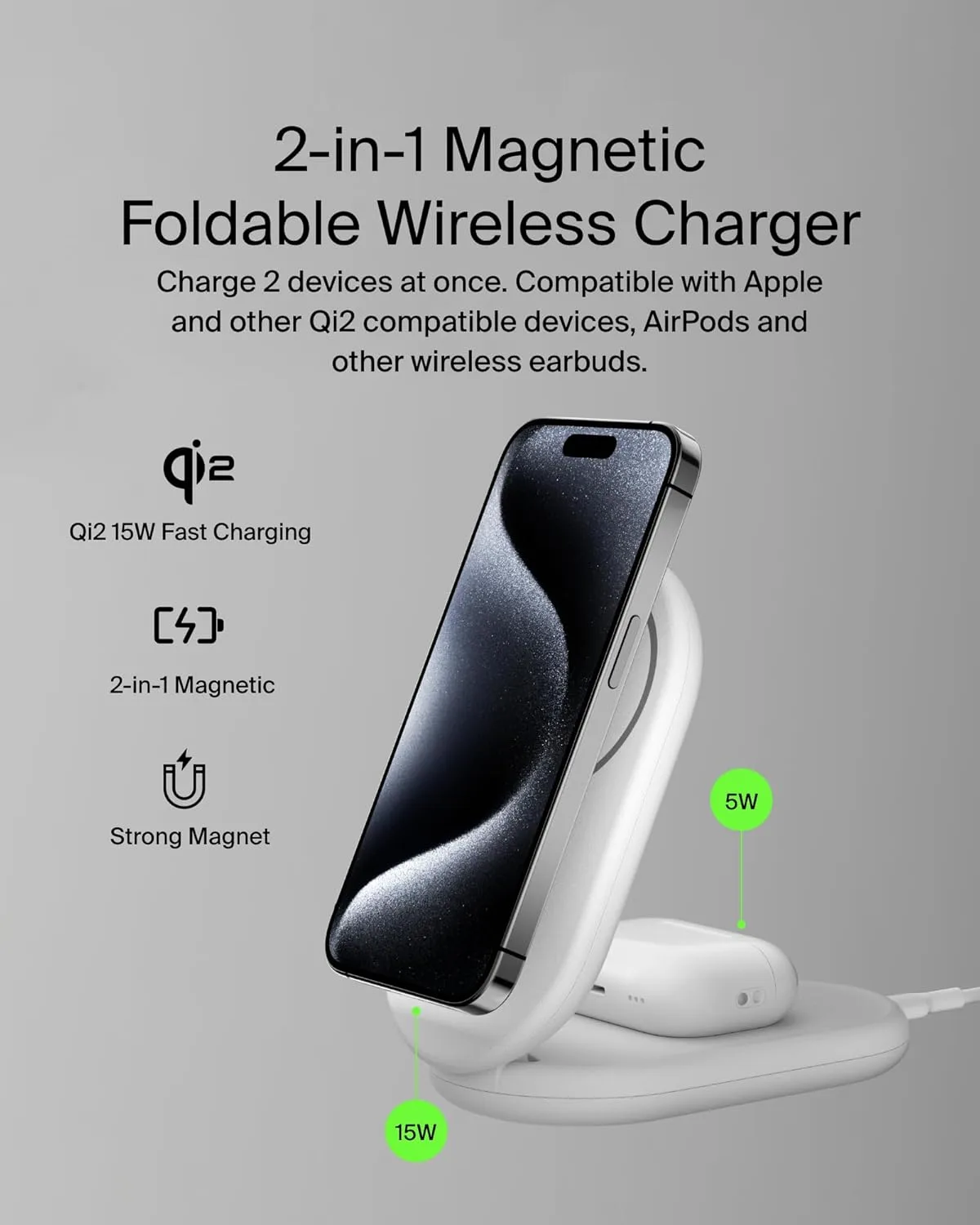 belkin magnetic qi2 charger 2