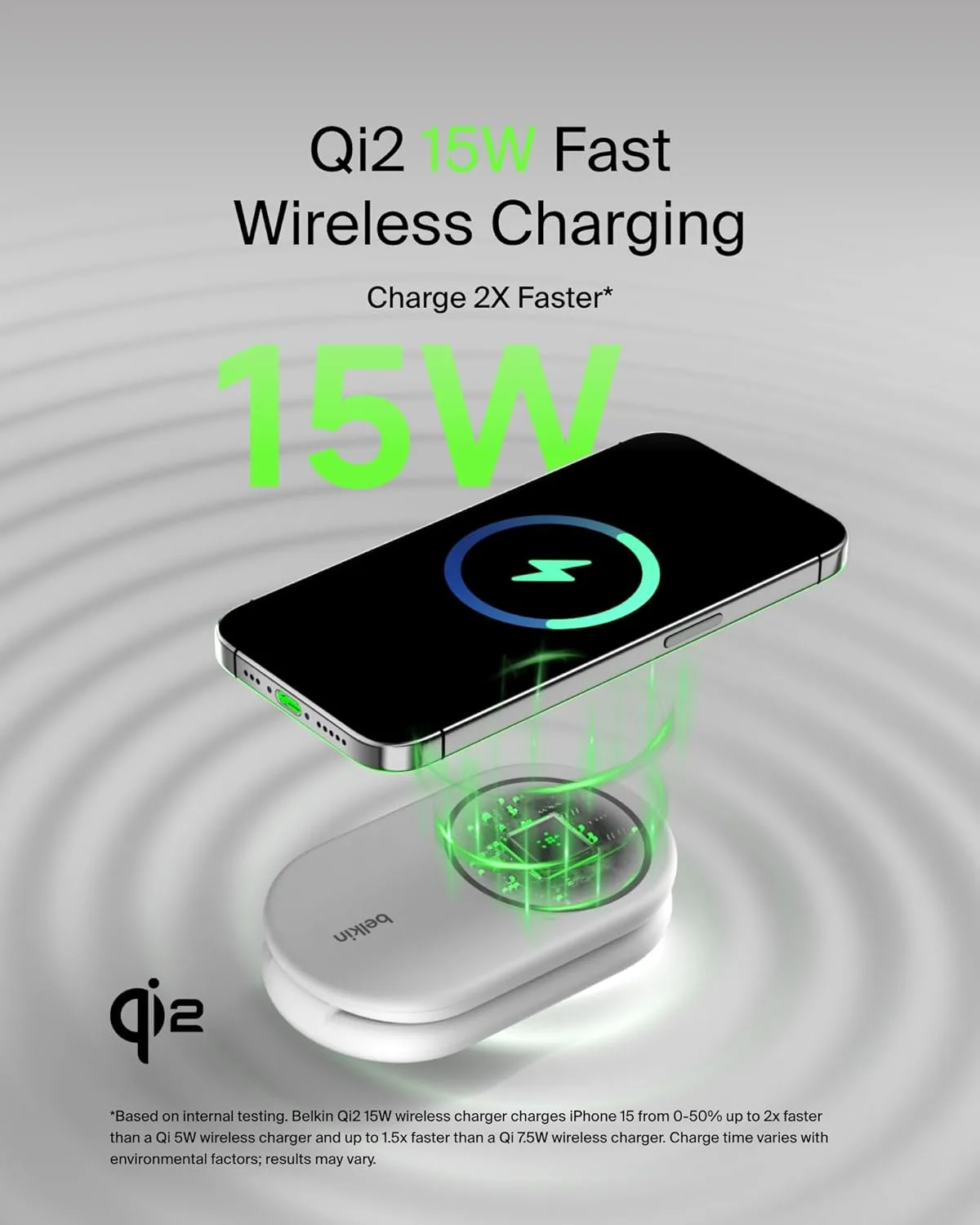 belkin magnetic qi2 charger 3