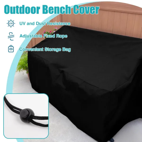 bench cover waterproof outdoor 4