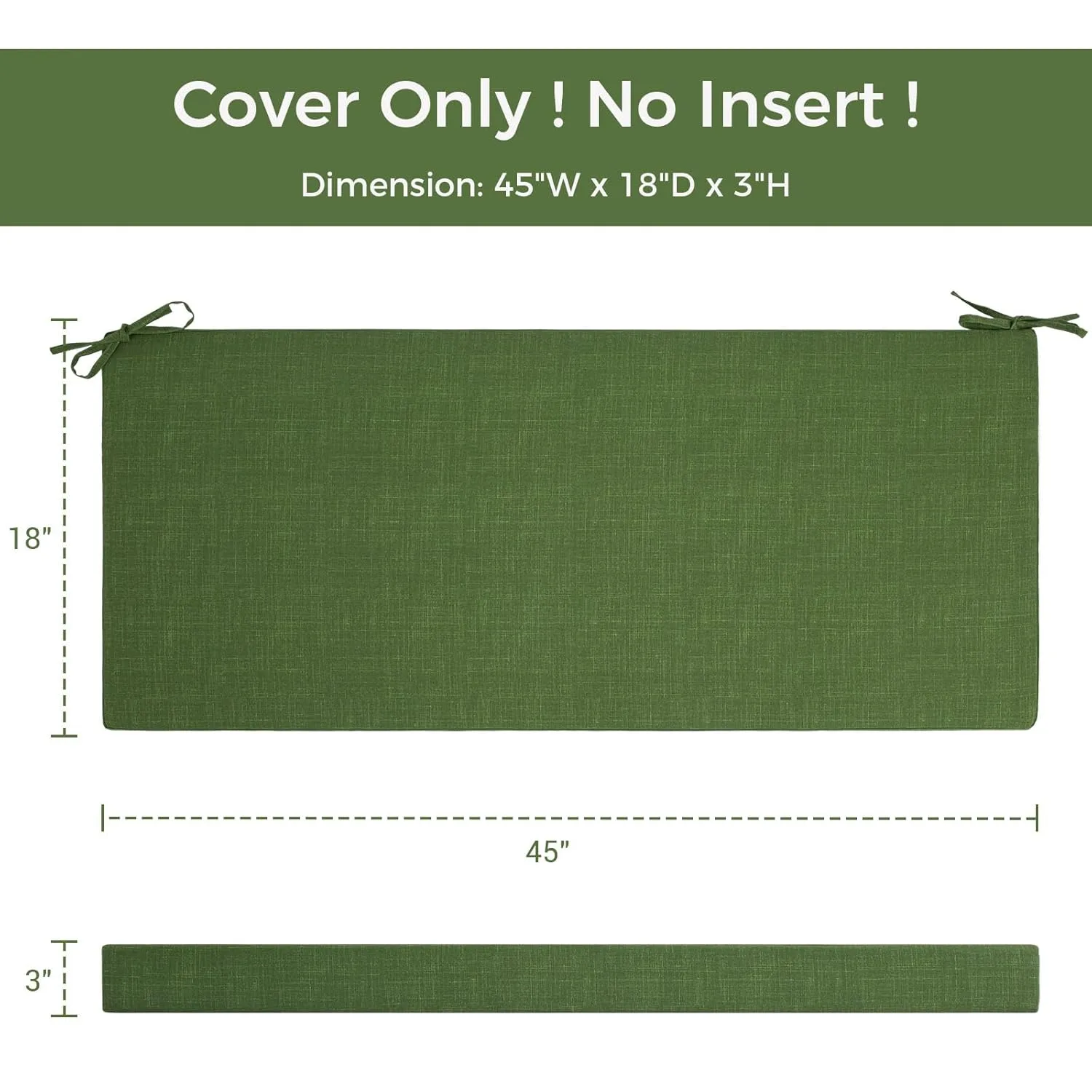 bench cushion cover tropical 2