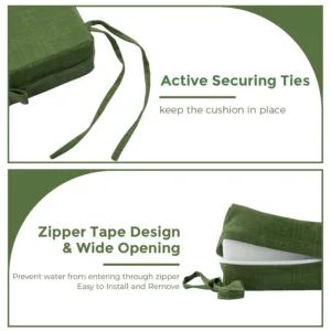 bench cushion cover tropical 3