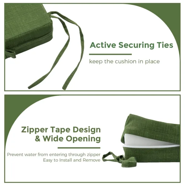 bench cushion cover tropical 3