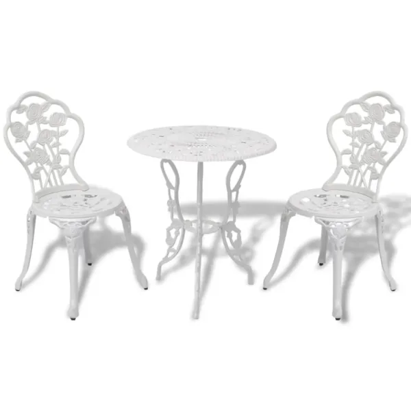 bistro set white table 1