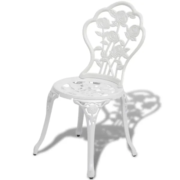 bistro set white table 4