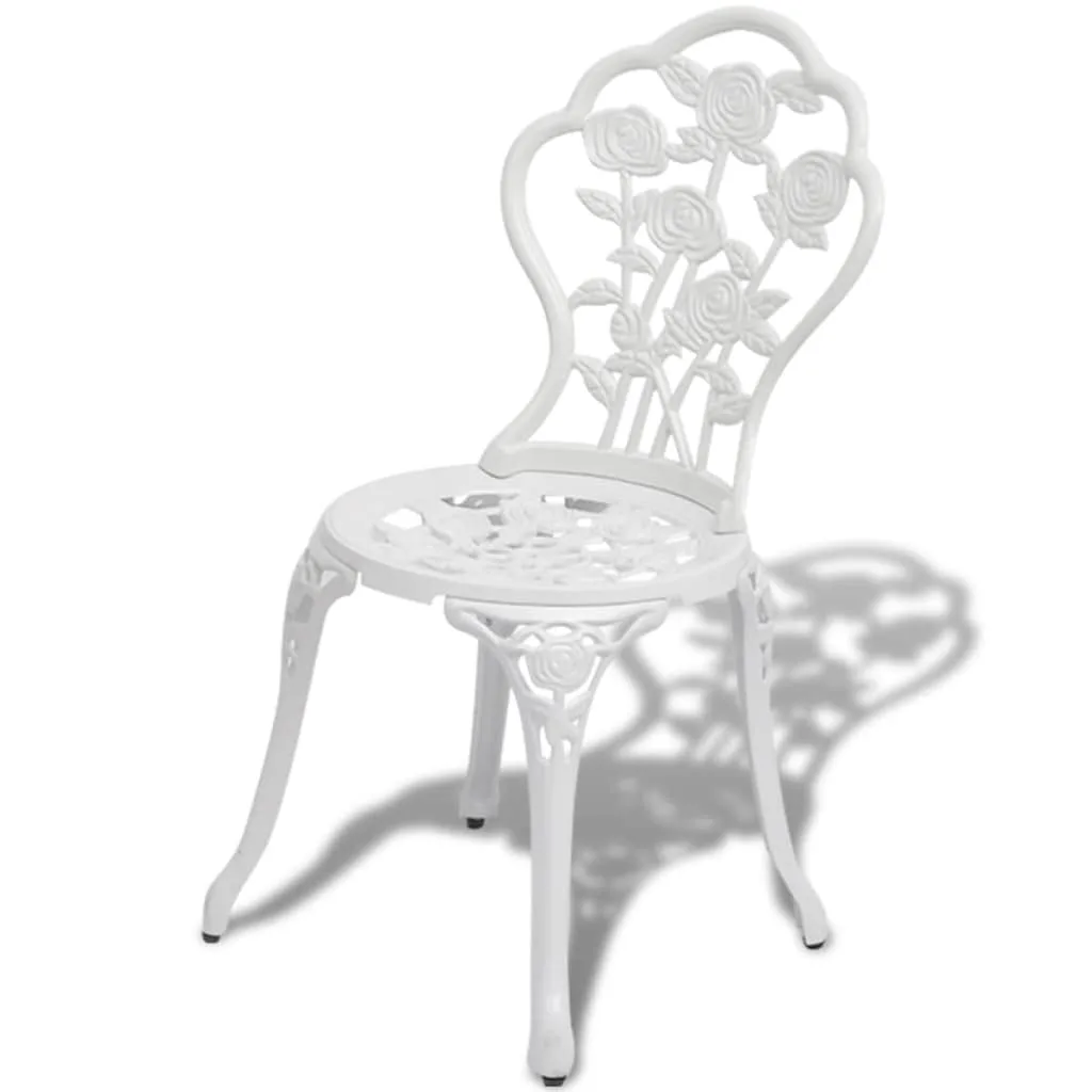 bistro set white table 4