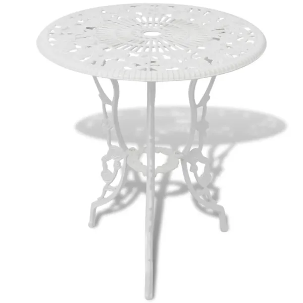bistro set white table 7