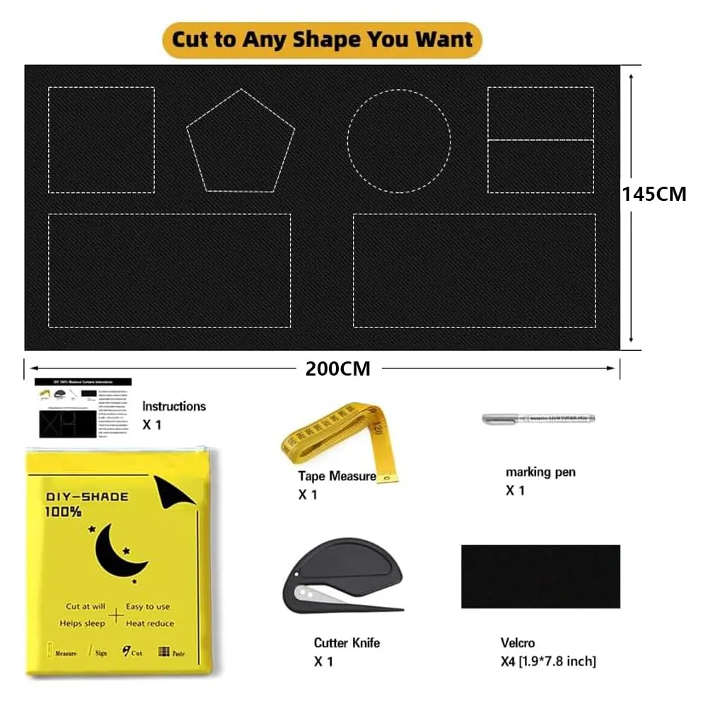 blackout blind portable shade 7