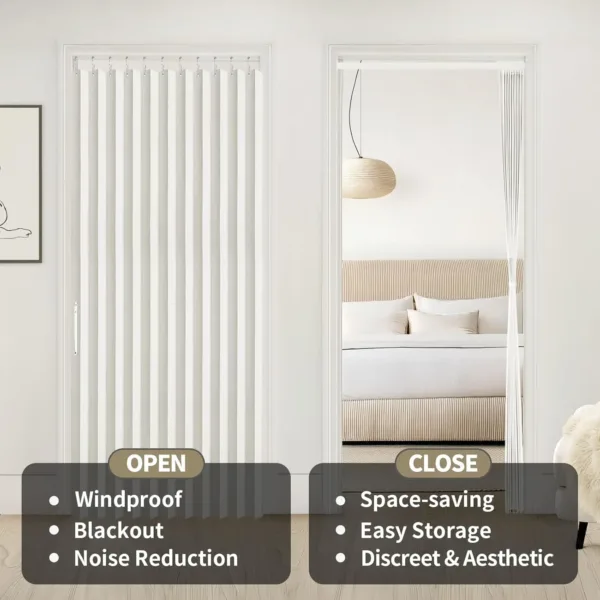 blackout magnetic door curtain 5