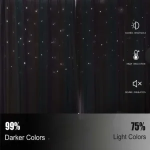 blackout star curtains kids 4