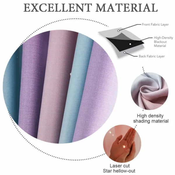 blackout star curtains kids 5