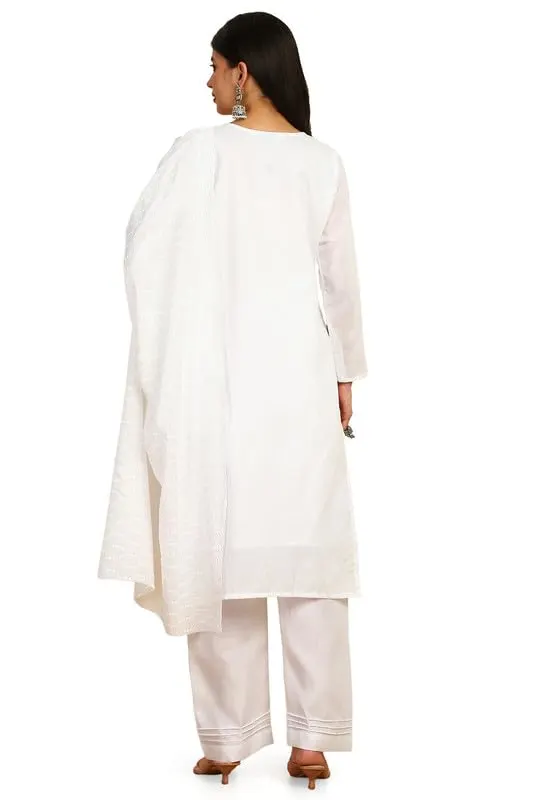 blue embroidered cotton dress 4