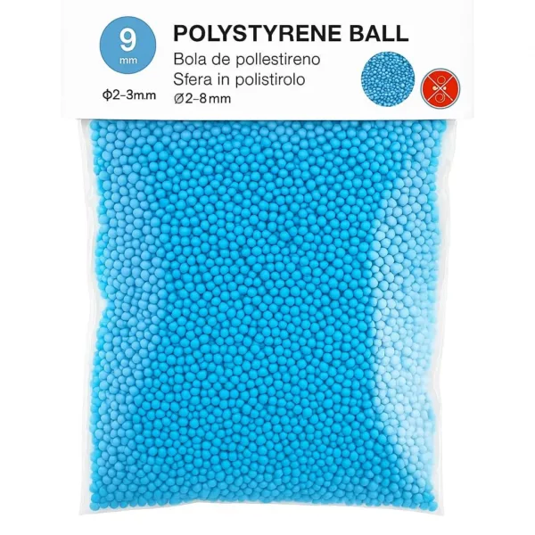 blue polystyrene ball 1