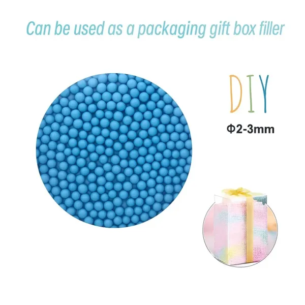 blue polystyrene ball 2