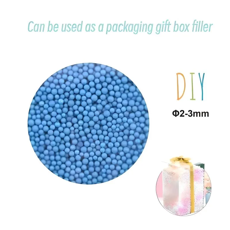 blue polystyrene ball 3