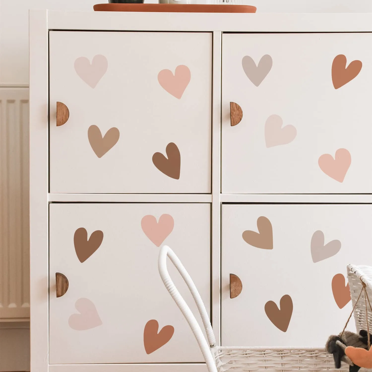 boho heart wall stickers 4