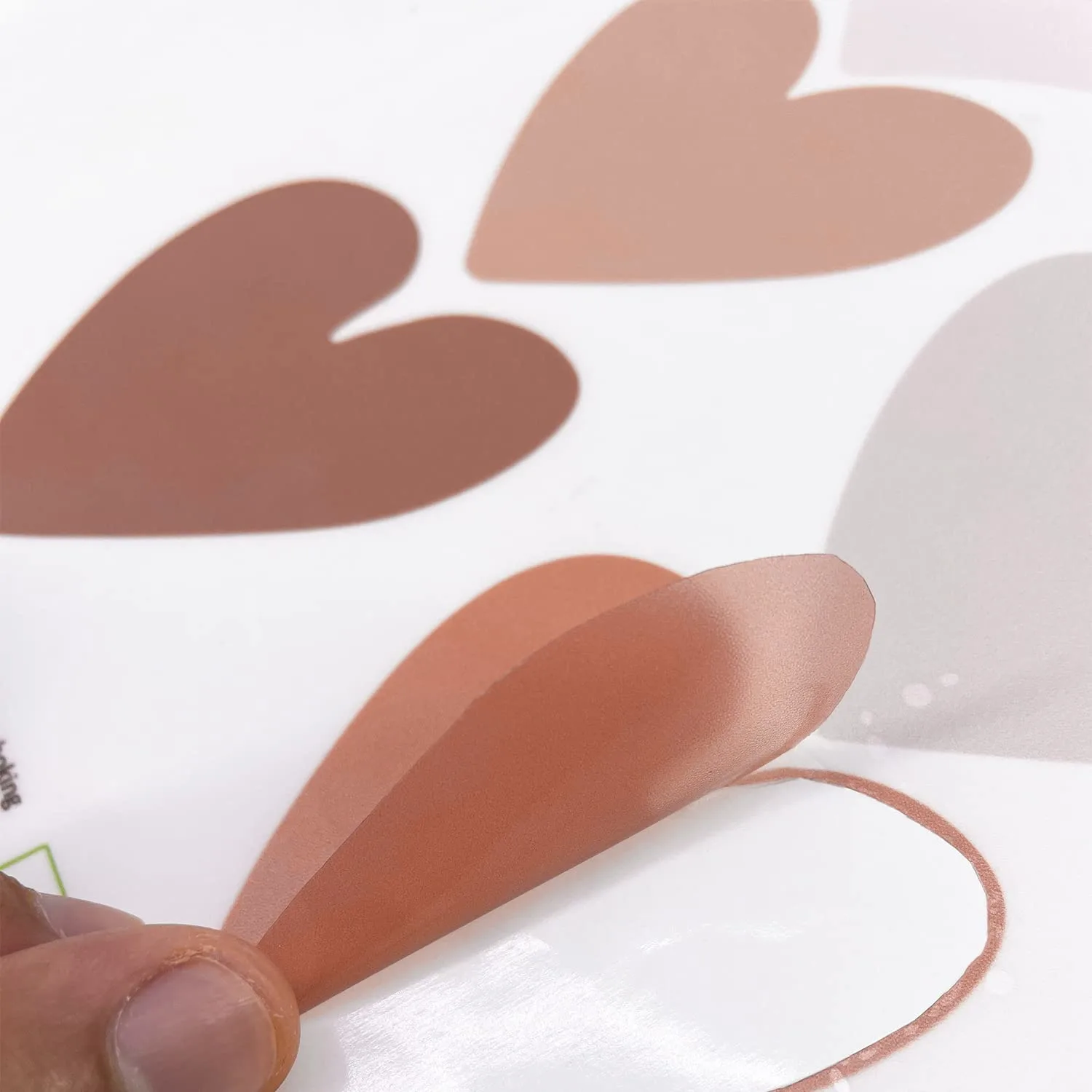 boho heart wall stickers 6