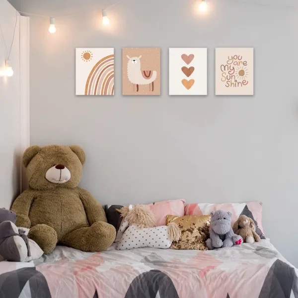 boho nursery decor art 6