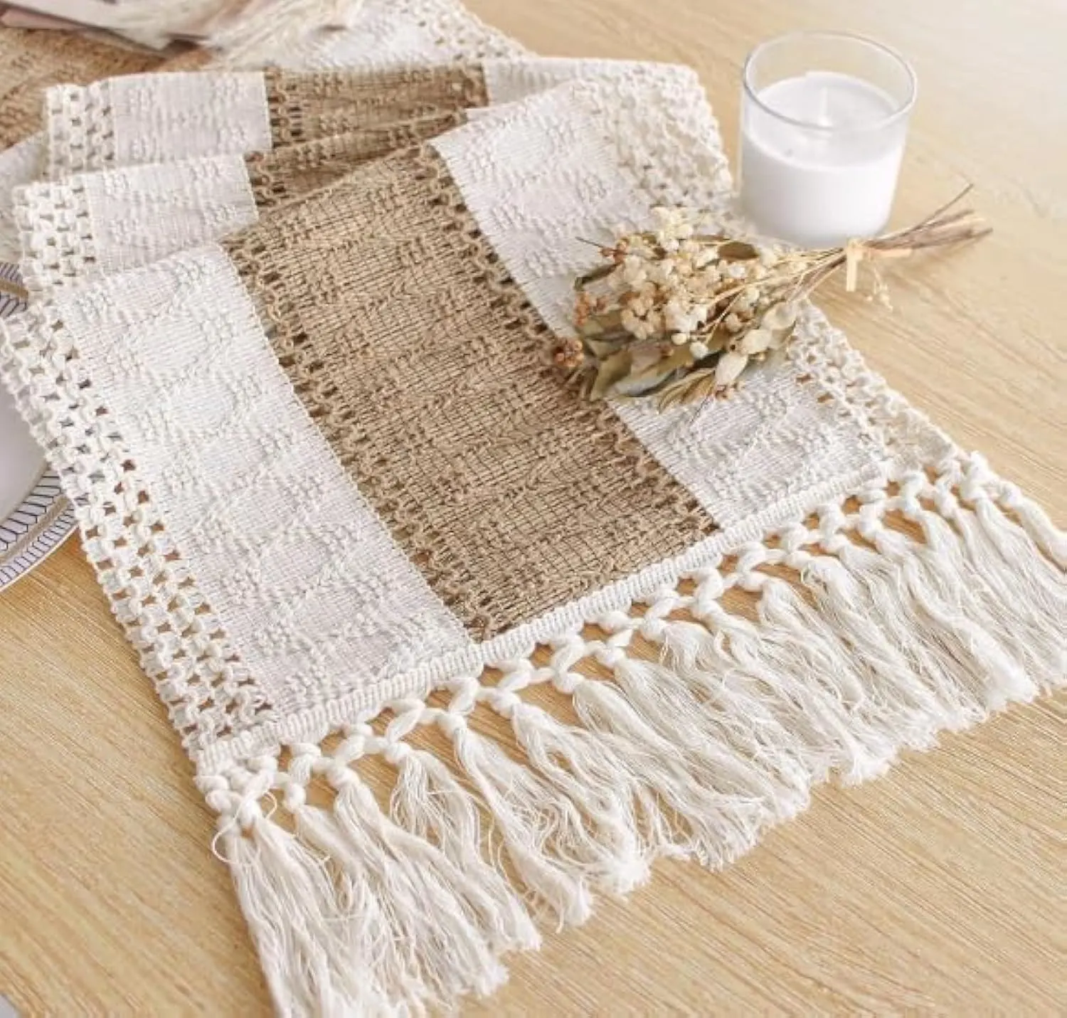boho table runner 1