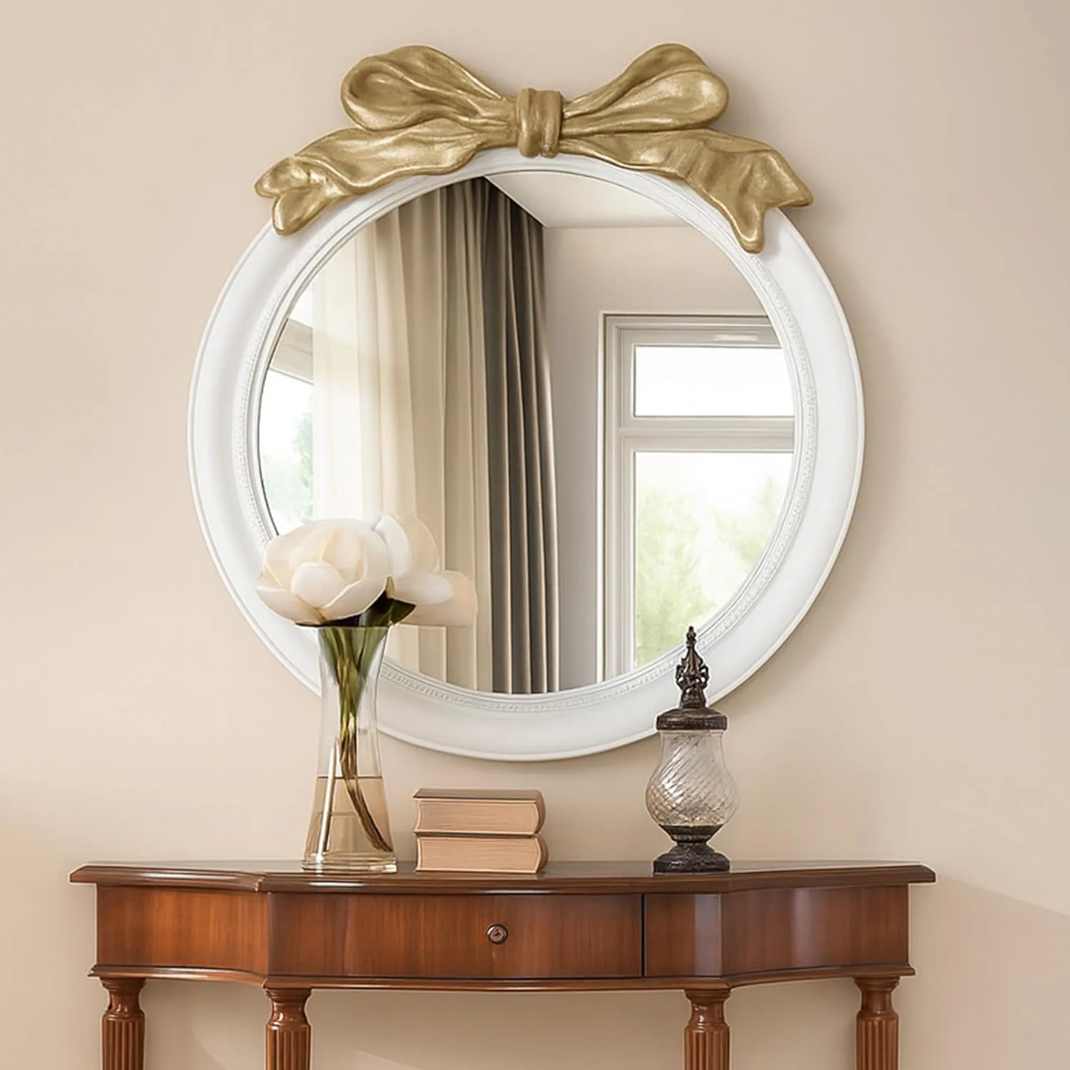 bow decorative mirror 1