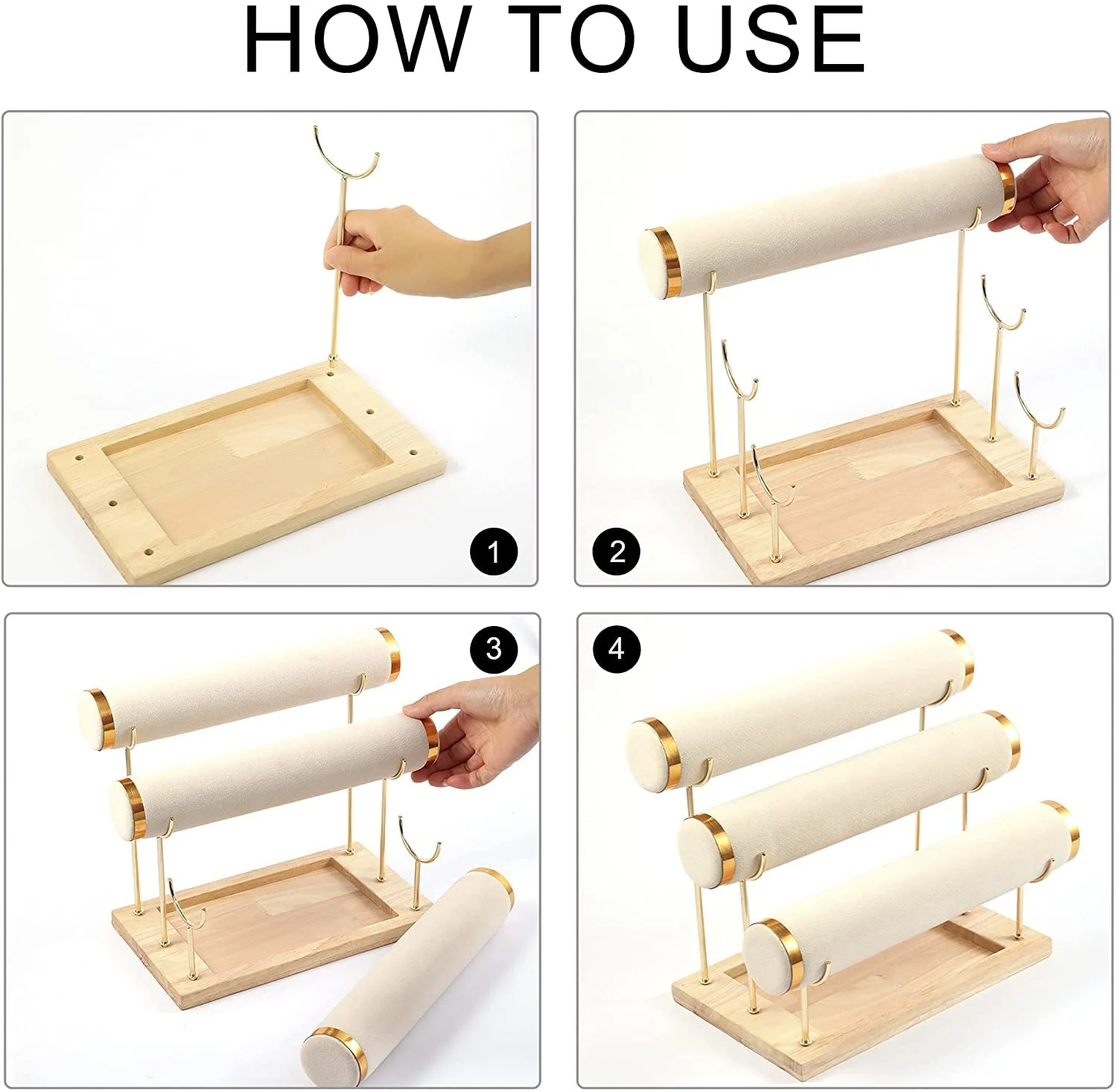 bracelet holder velvet display 6