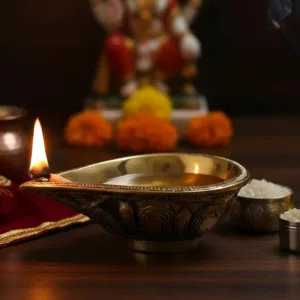 brass aarti diya 2