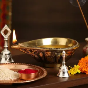 brass aarti diya 6