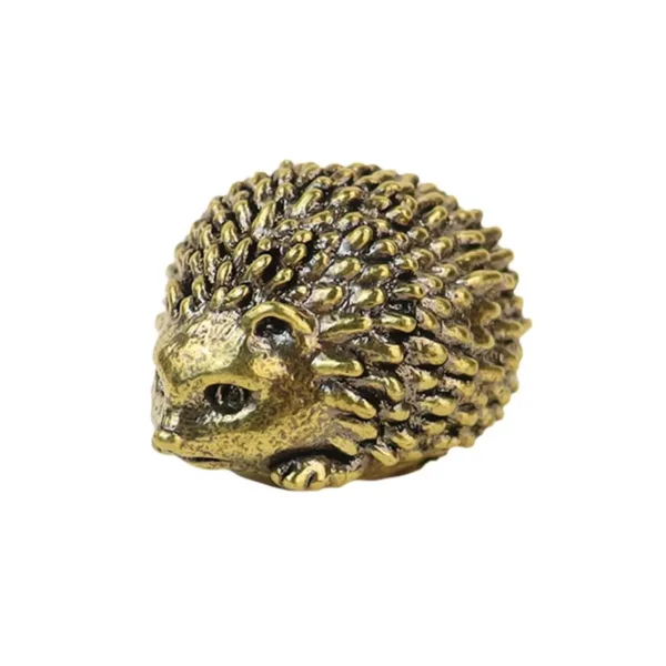 brass hedgehog figurine 2