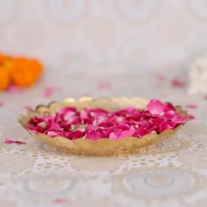 brass puja plate decor 4