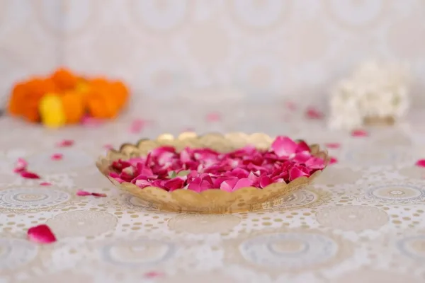 brass puja plate decor 4